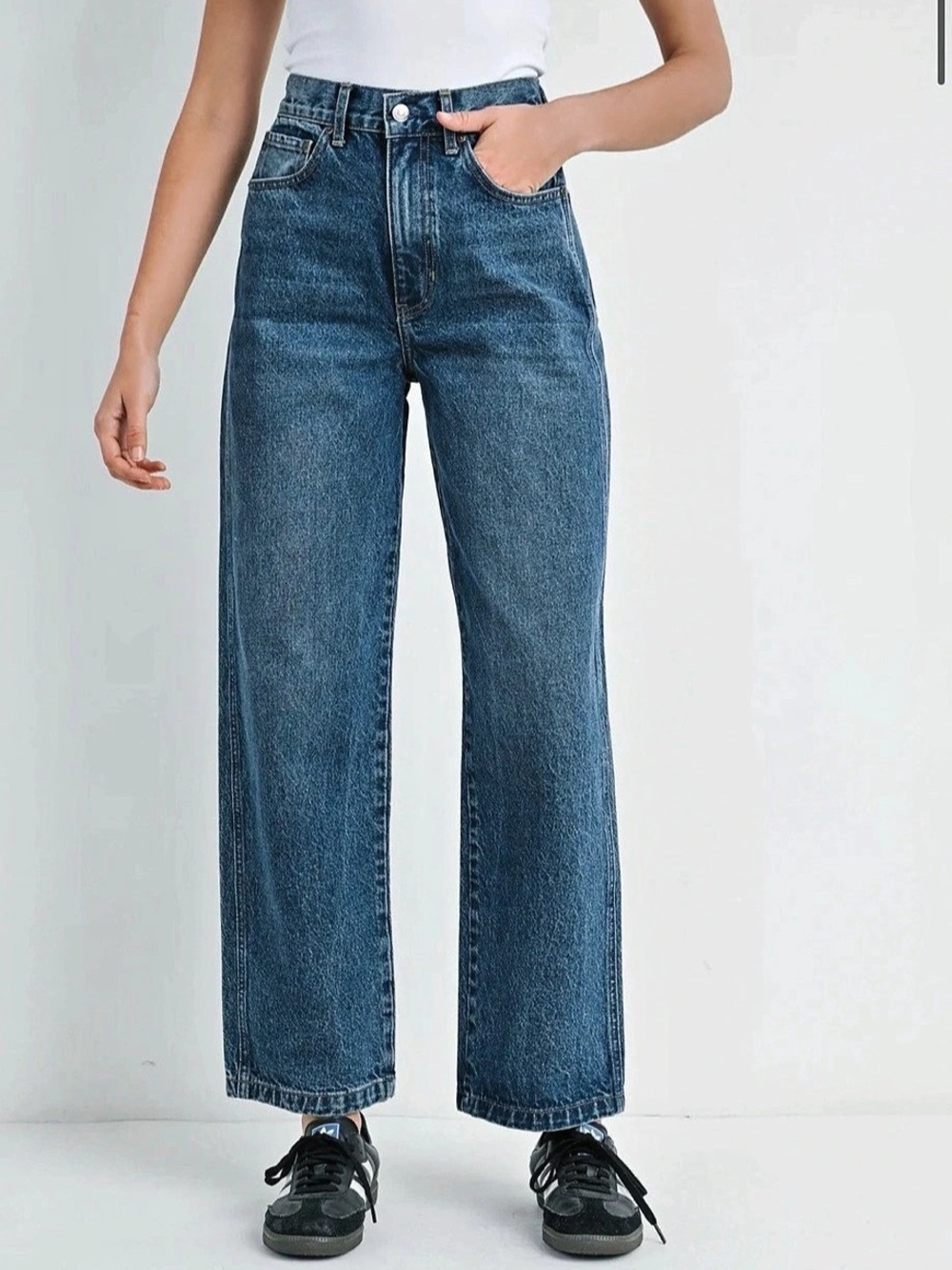 Women's Straight Leg- Stone Wash Denim